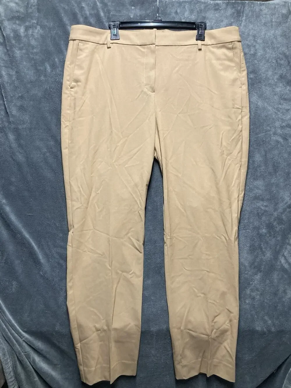 NWT J.Crew Woman Classic Straight Dress Pants Sz 18 Camel Preppy Capsule OG $98!